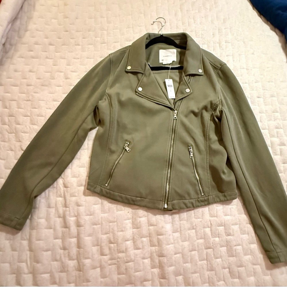 Anthropologie Moss Green Utility Jacket - Women’s Size XL - NWT